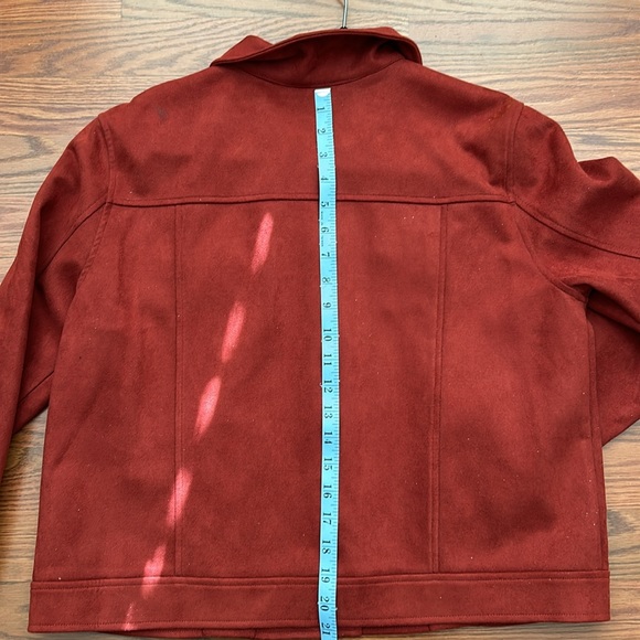 Skyes the limit sz 14Pjacket. Faux Suede . - Picture 7 of 7